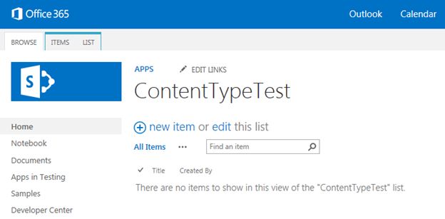 Adding New Item in List